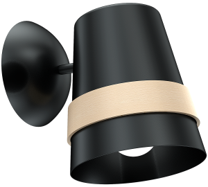 Kinkiet VENEZIA BLACK 1xE27