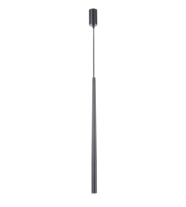 Lampa wisząca rurka czarna SOPEL 1 Stożek 33154