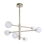 Lampa Dekoracyjna Belluno AM201 6xG9 Złote klosze