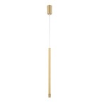Lampa wisząca tuba rurka złota SOPEL LASER 1 33227