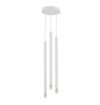 Lampa wisząca sople biała SOPEL LASER 3 33255