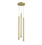 Lampa wisząca sople złota SOPEL LASER 3 33256