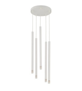 Lampa wisząca sople biała SOPEL LASER 5 33229