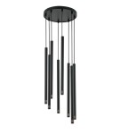 Lampa wisząca sople czarna SOPEL LASER 8 33231