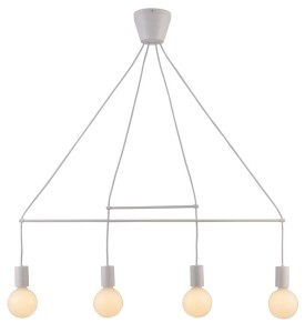 ALTO LAMPA WISZĄCA 4X40W E27 BIAŁY MATOWY 34-70906