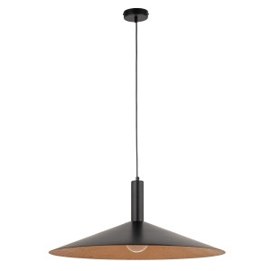 Lampa wisząca CAPRI M czarny/miedziany 41009