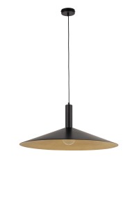 Lampa wisząca CAPRI M czarny/zloty 41011