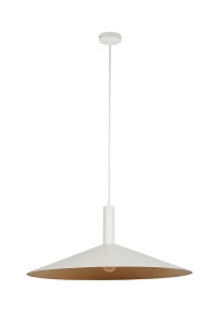 Lampa wisząca CAPRI M biały/miedziany 41017