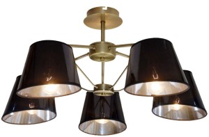CORTEZ LAMPA WISZĄCA 5X40W E14 PATYNA 35-54999