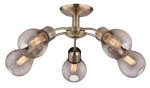 GLIVA LAMPA WISZĄCA 5X60W E27 PATYNA  (BEZ ŻARÓWEK) 35-56603