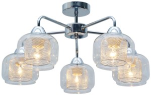 RAY LAMPA SUFITOWA 5X40W E14 CHROM 35-67104