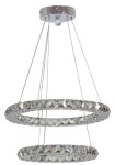 LORDS LAMPA WISZĄCA 42 OKRĄGŁY PODWÓJNY 24W LED CHROM 31-32515
