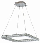 LORDS LAMPA WISZĄCA KWADRAT 42X42 24W LED CHROM 31-34854