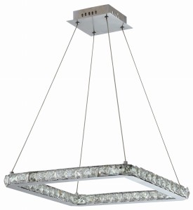 LORDS LAMPA WISZĄCA KWADRAT 42X42 24W LED CHROM 31-34854