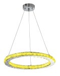 LORDS LAMPA WISZĄCA OKRĄGŁY POJEDYNCZY 40 12W LED RGB CHROM Z PILOTEM 31-63113