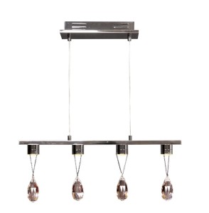 PRISMA LAMPA WISZĄCA 4X3W LED CHROM 34-25708