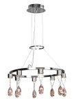 PRISMA LAMPA WISZĄCA 8X3W LED CHROM 38-26064