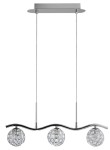 STARLET LAMPA WISZĄCA 3X40W G9 CHROM/TRANSPARENT 33-85743