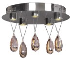 PRISMA LAMPA SUFITOWA PLAFON 5X3W LED CHROM 98-25722