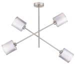 SAX LAMPA WISZĄCA SZTYCA 4X40W E14 SATYNA 34-70692