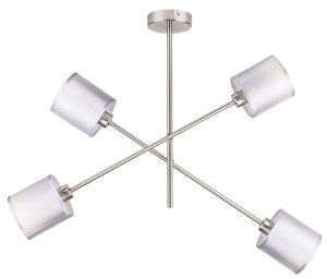 SAX LAMPA WISZĄCA SZTYCA 4X40W E14 SATYNA 34-70692