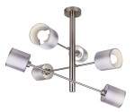 SAX LAMPA WISZĄCA SZTYCA 6X40W E14 SATYNA 36-70715
