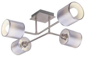 SAX LAMPA SUFITOWA 4X40W E14 SATYNA 34-70685