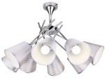 VOX LAMPA WISZĄCA 8X40W E14 CHROM Z ABAŻUREM 38-70647