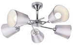 VOX LAMPA WISZĄCA 5X40W E14 CHROM Z ABAŻUREM 35-70630