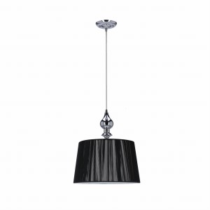 GILLENIA LAMPA WISZĄCA 1X60W E27 CZARNY 31-21437