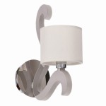 AMBROSIA 1 LAMPA KINKIET 1X40W E14 + 6W LED CHROM 21-33864