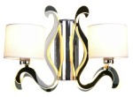 AMBROSIA 1 LAMPA KINKIET 2X40W E14 + 12,3W LED CHROM 22-33871
