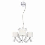 AMBROSIA 1 LAMPA WISZĄCA 3X40W E14 + 18,4W LED CHROM 33-33895