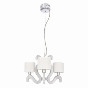 AMBROSIA 1 LAMPA WISZĄCA 3X40W E14 + 18,4W LED CHROM 33-33895