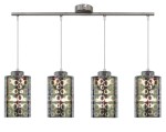 NOCTURNO LAMPA WISZĄCA 4X40W E27 CHROM