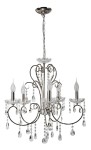 AURORA LAMPA WISZĄCA 5*40W E14  CHROM