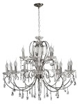AURORA LAMPA WISZĄCA 10+5 *40W E14  CHROM