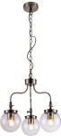BALLET LAMPA WISZĄCA 3X40W E27 PATYNOWY