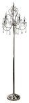 AURORA LAMPA PODŁOGOWA 5*40W E14 CHROM
