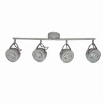 PENT LAMPA SUFITOWA LISTWA 4X50W GU10  BETONOWY SZARY