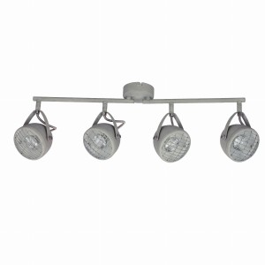 PENT LAMPA SUFITOWA LISTWA 4X50W GU10  BETONOWY SZARY