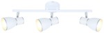 FIDO LAMPA SUFITOWA LISTWA 3X40W E14 BIAŁY+CHROM