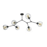 FAIRY LAMPA SUFITOWA 6 PŁ CZARNA