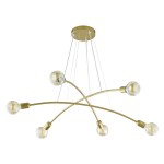 HELIX GOLD LAMPA WISZĄCA 6 PŁ