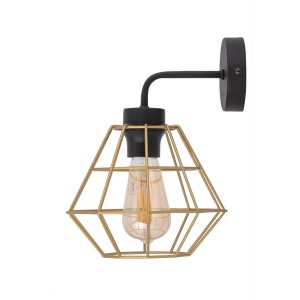 DIAMOND NEW BLACK/GOLD KINKIET 1 PL