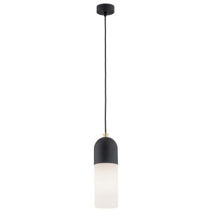 Lampa wisząca ze szkła i stali BURGOS 4213