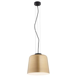 Lampa wisząca z złotym kloszem ze szkła BERKLEY 4690