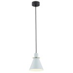 Lampa wisząca retro złote dodatki błękit Beverly 4682