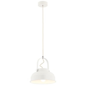 Lampa wisząca kremowa biel dekoracja domu E27 DAKOTA 8284