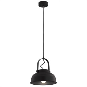 Lampa wisząca czarna dekoracja domu E27 DAKOTA 8285